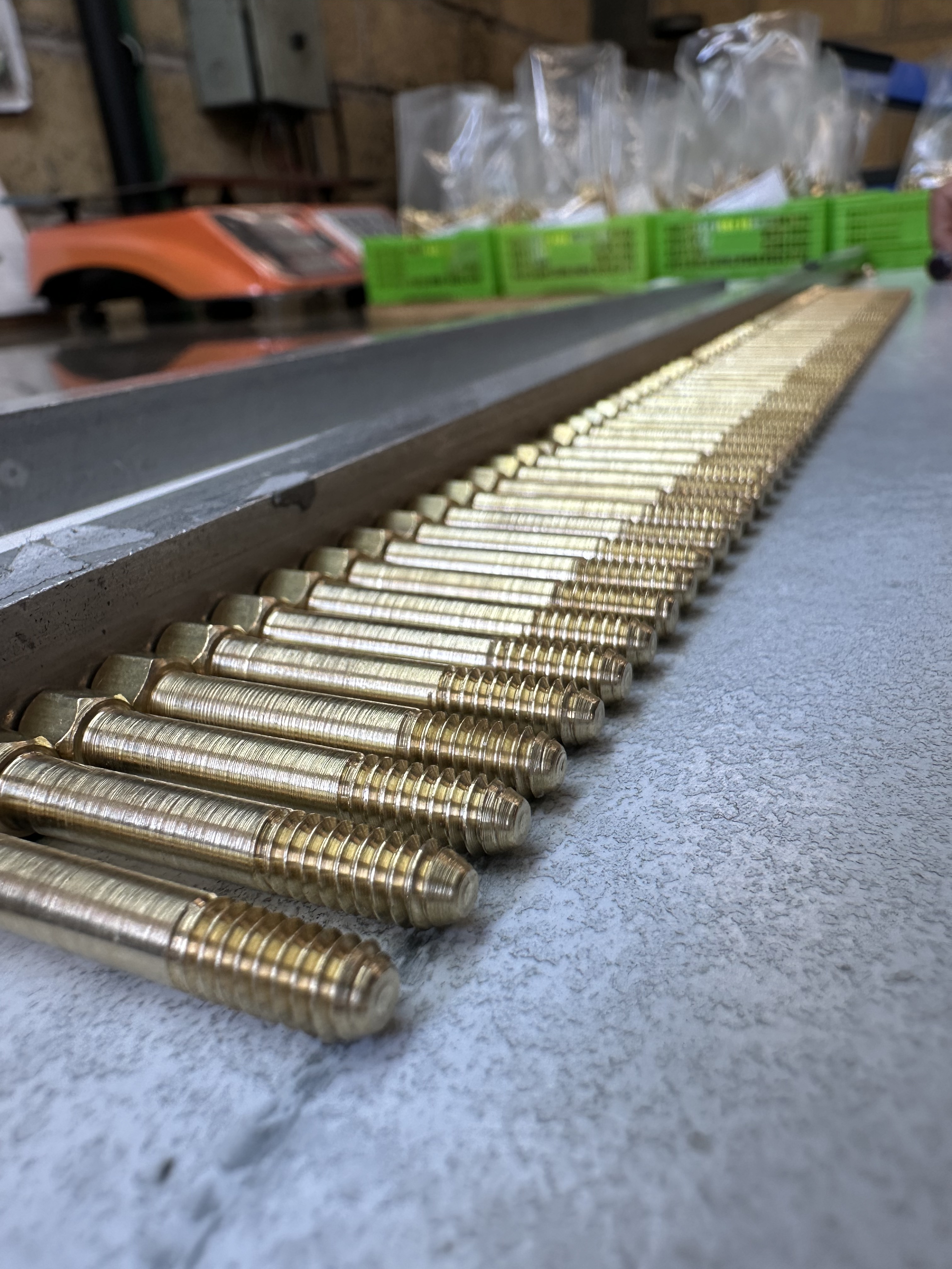 Piezas metálicas fabricadas en serie